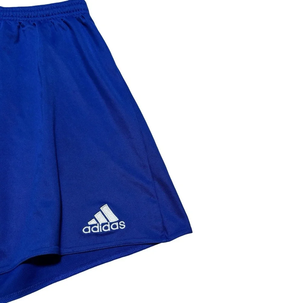 adidas Youth Boys Athletic Gym Running Shorts Blue Size Large 27 x 6